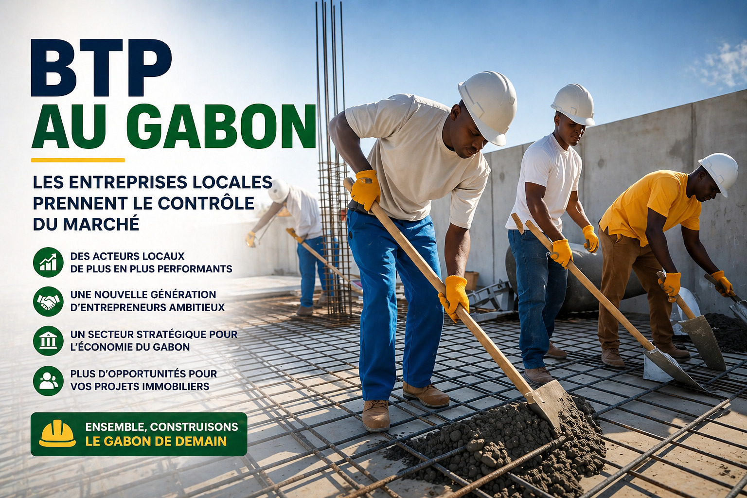 TEMG BTP au Gabon - les entreprses locales prennent l controle du marché