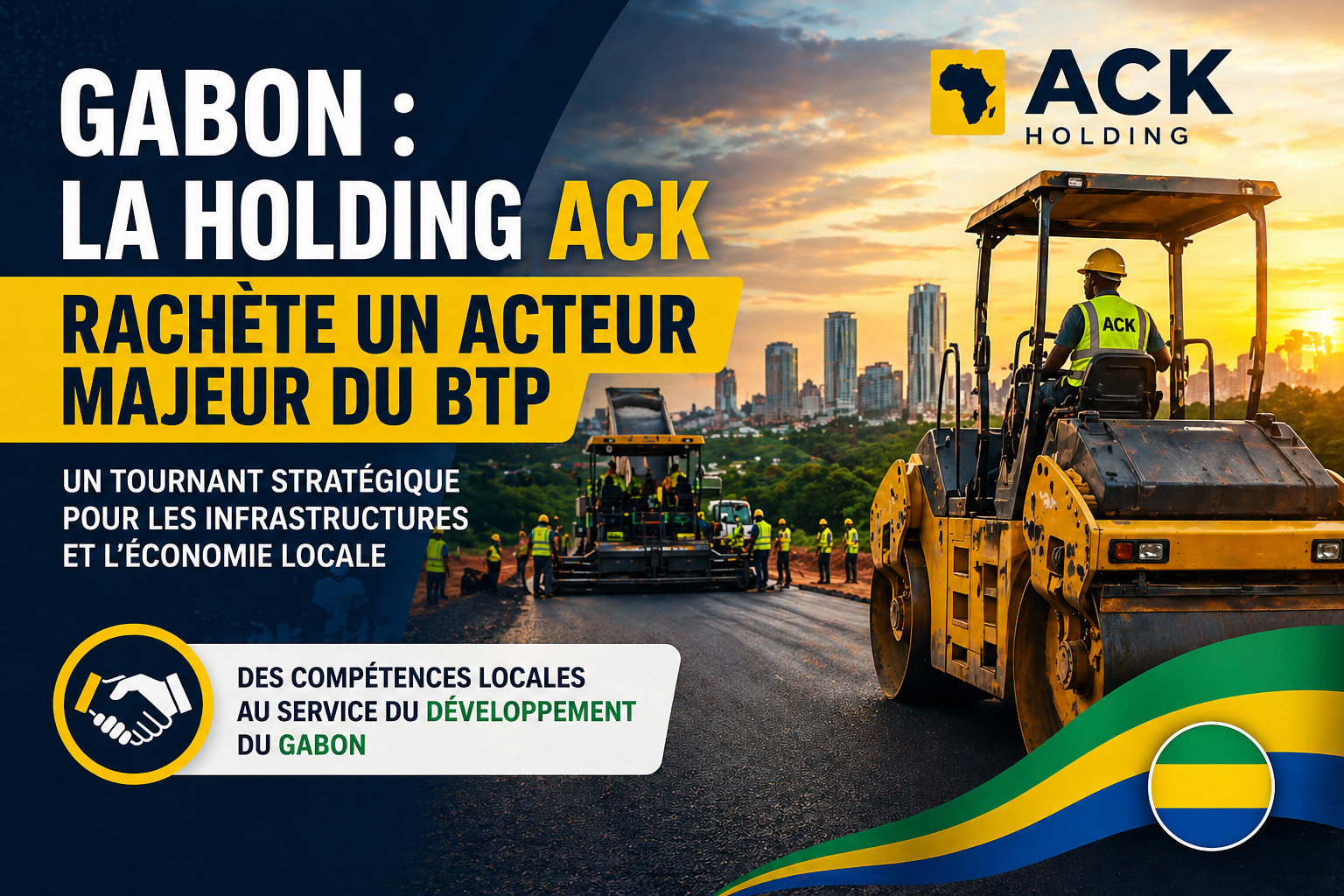 TEMG la holding ACK rachète un acteur majeur du BTP