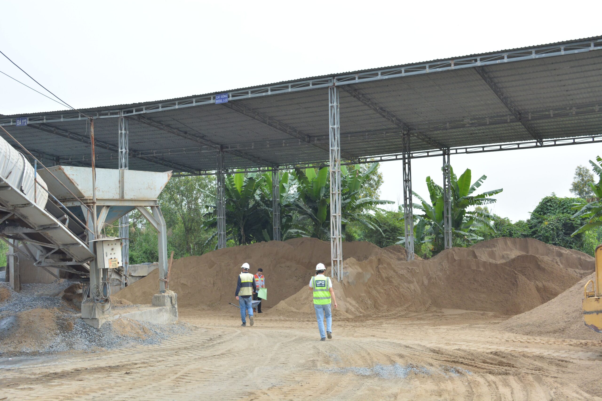 TEMG sable sur mesure sur chantiers